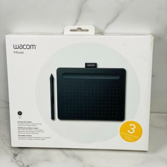 Wacom Intuos Graphic Drawing Tablet for Mac, PC, Chromebook & Android (Small) - Picture 1 of 6